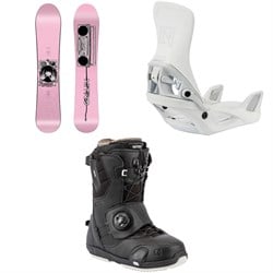 Nitro Alternator x Hailey Snowboard ​+ Step On Snowboard Bindings ​+ Cave Step On TLS Snowboard Boots - Women's 2026